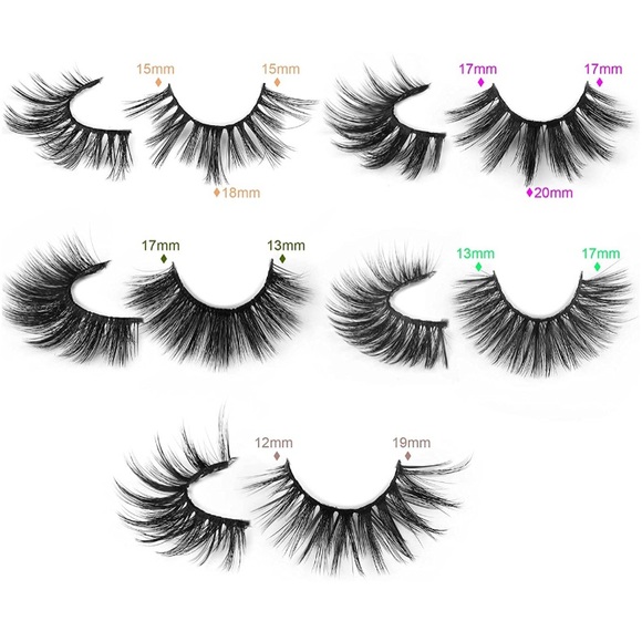 ✨Faux Mink 3D Fluffy Lashes, 10 Sets-contains 18mm & 20mm Lashes of Mixed Styles - Picture 3 of 7